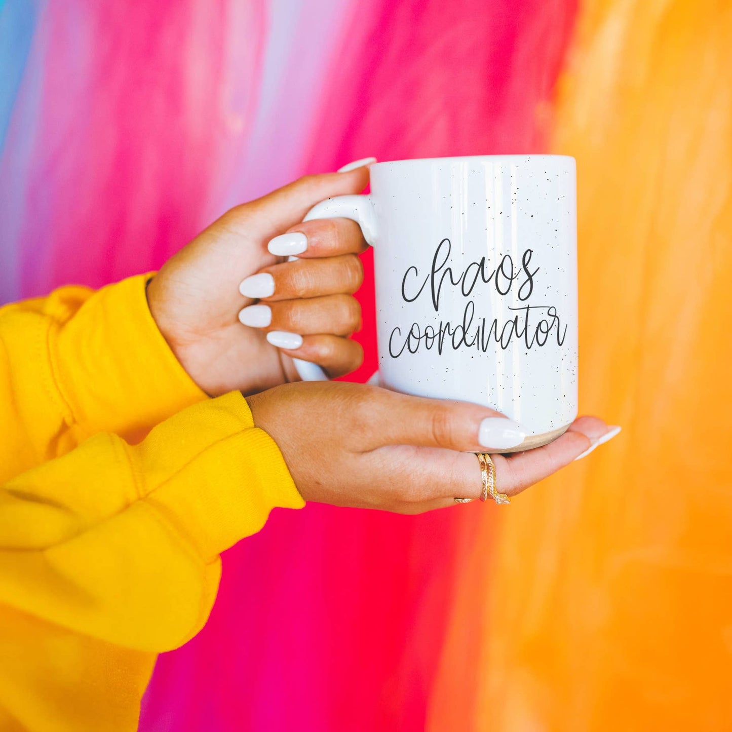 Cozy Ceramic Coffee Mug – Chaos Coordinator | Large 16oz Modern Drinkware