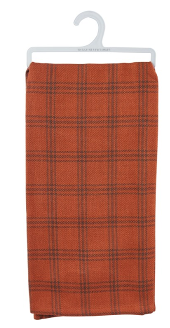 Fall Sweet Fall Plaid Kitchen Towel