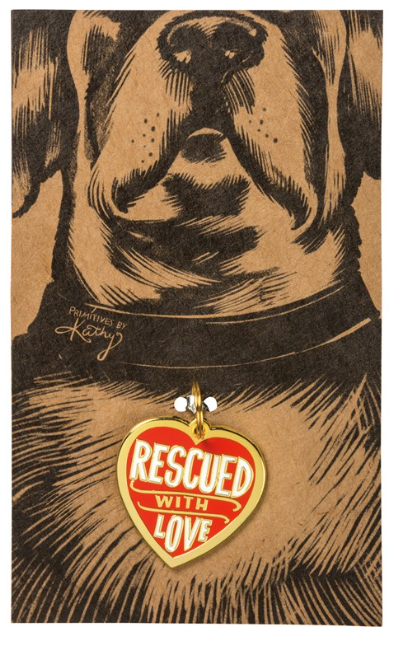 Rescued With Love Pet Collar Charm – Country Pet Collection
