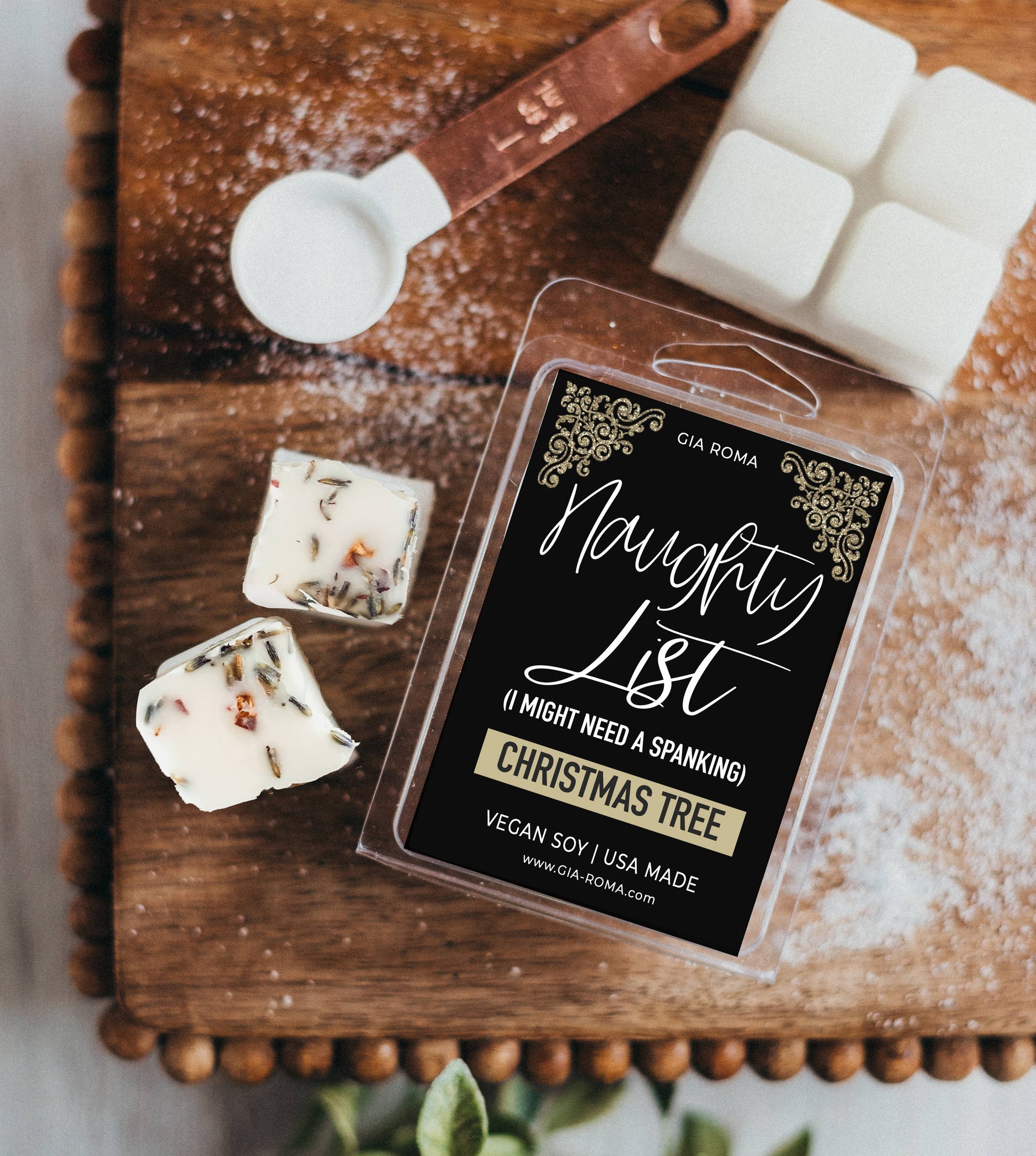 Country Chic Holiday Wax Melts – Christmas Tree & Winter Forest Scents | Cozy Soy Wax