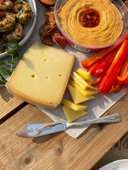 Vintage Charcuterie Spreader Set of 3 | Hand-Stamped Silverware | Unique Rustic Serving Utensils