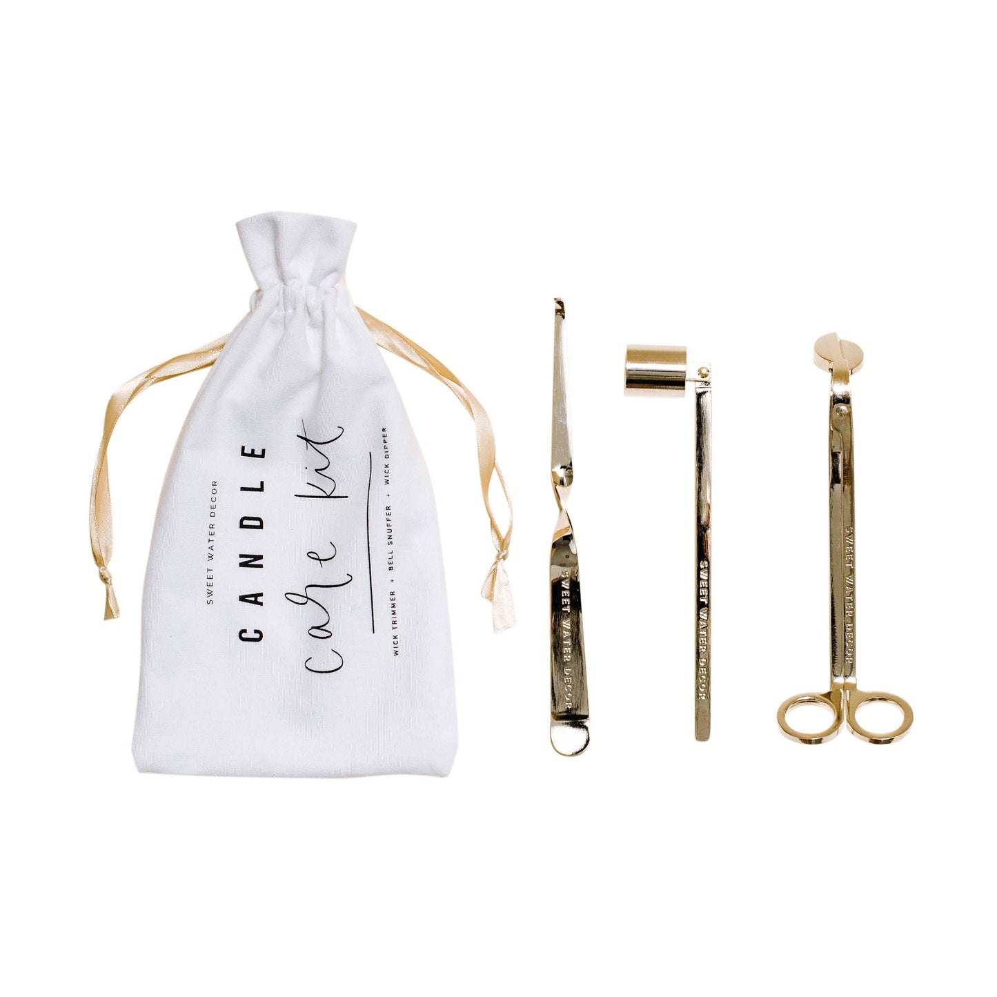 Gold Candle Care Kit | Candle Accessories