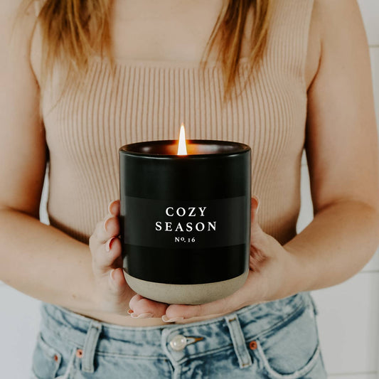 Cozy Season 12 oz Soy Candle - Fall Home Decor & Gifts