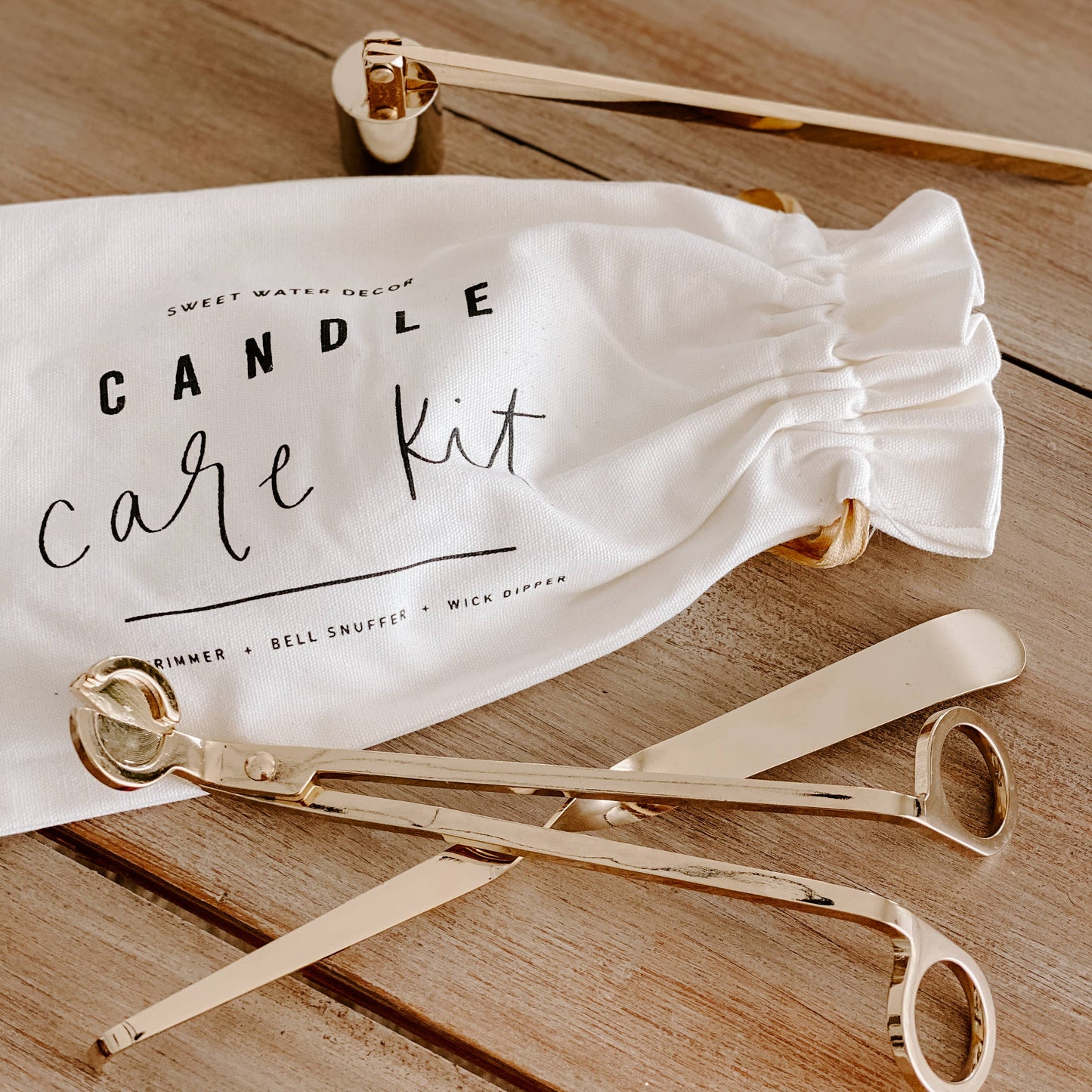 Gold Candle Care Kit | Candle Accessories