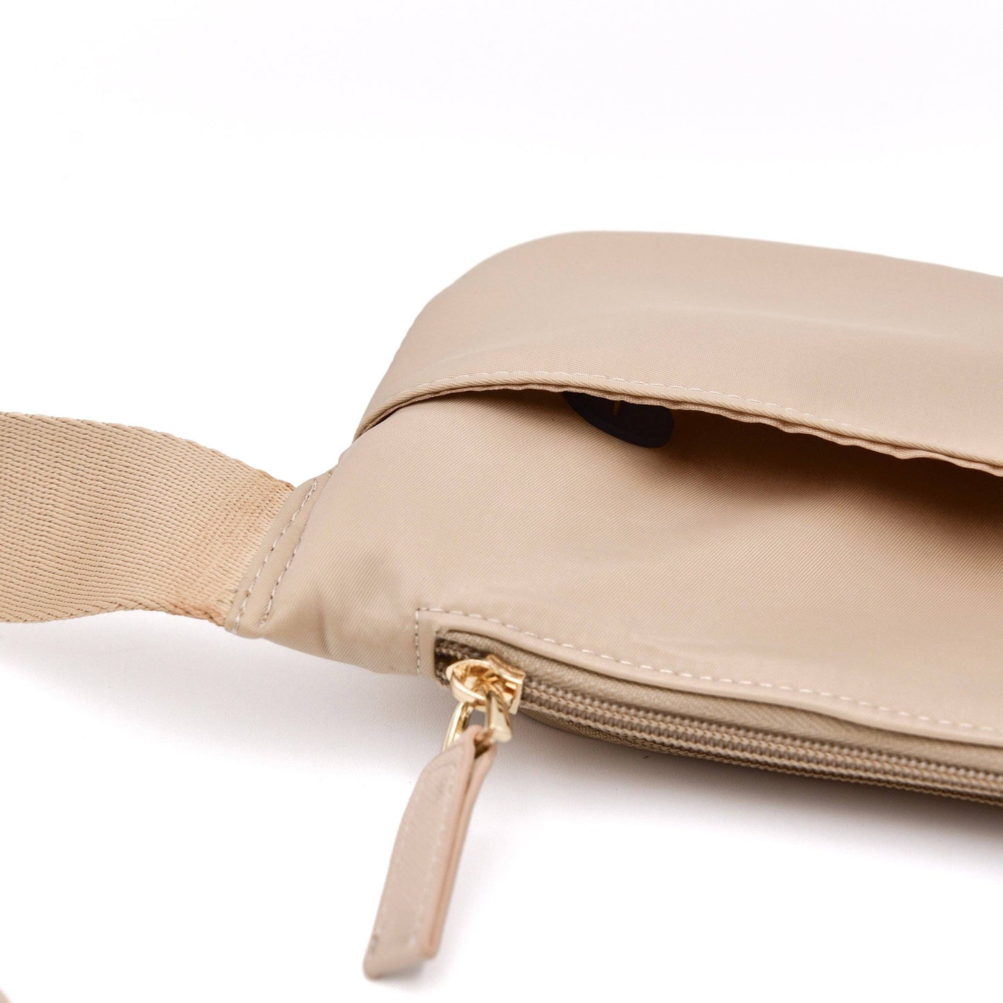 Elise Belt Bag - Sand | Luxury Dog Walker Bag with Poo Bag Dispenser & Multiple Pockets