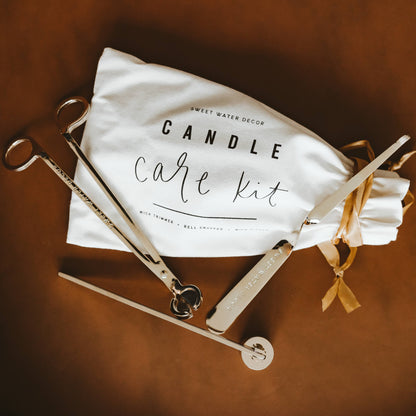 Gold Candle Care Kit | Candle Accessories