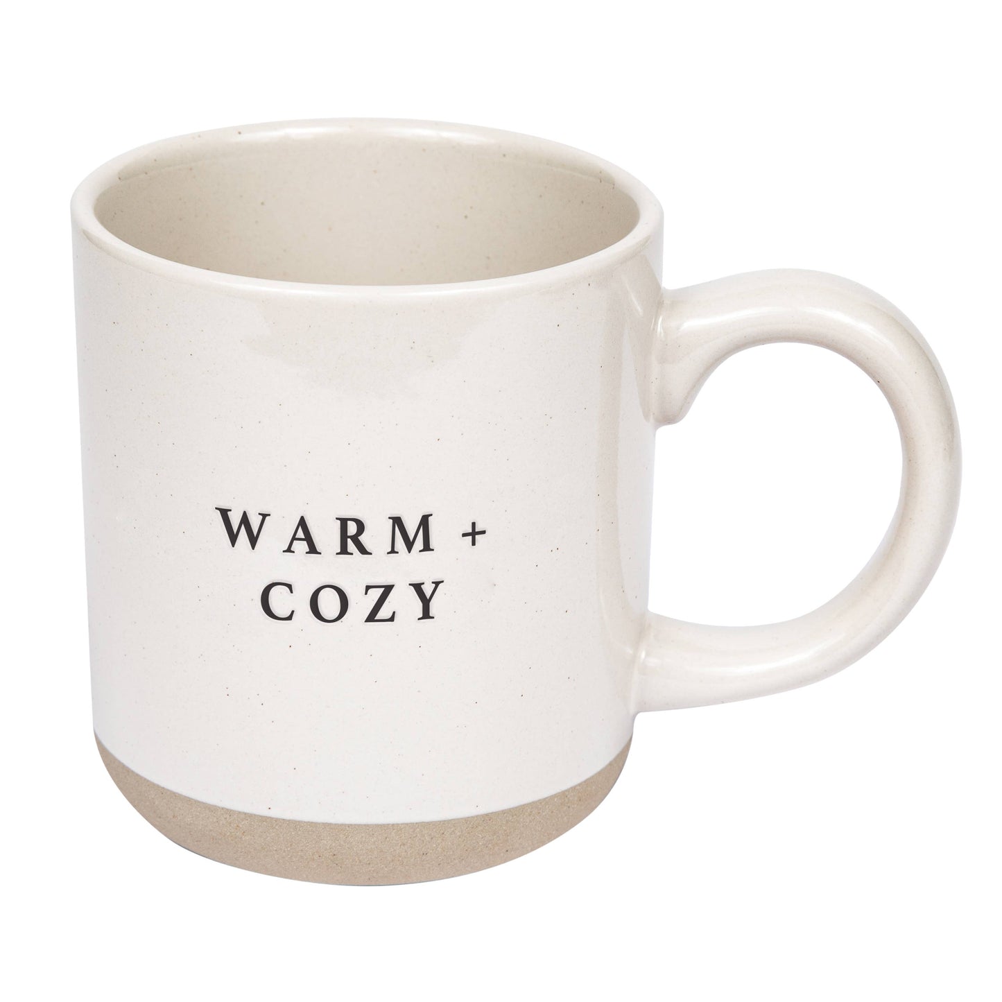 Warm & Cozy Stoneware Coffee Mug- Home Decor & Gift