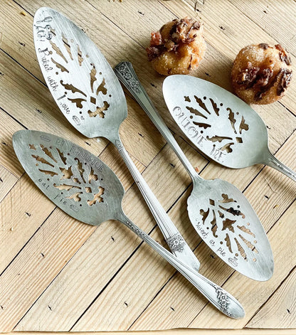 Vintage Stamped Pie Server