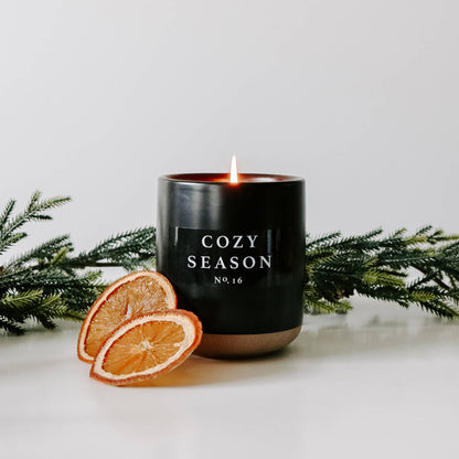 Cozy Season 12 oz Soy Candle - Fall Home Decor & Gifts