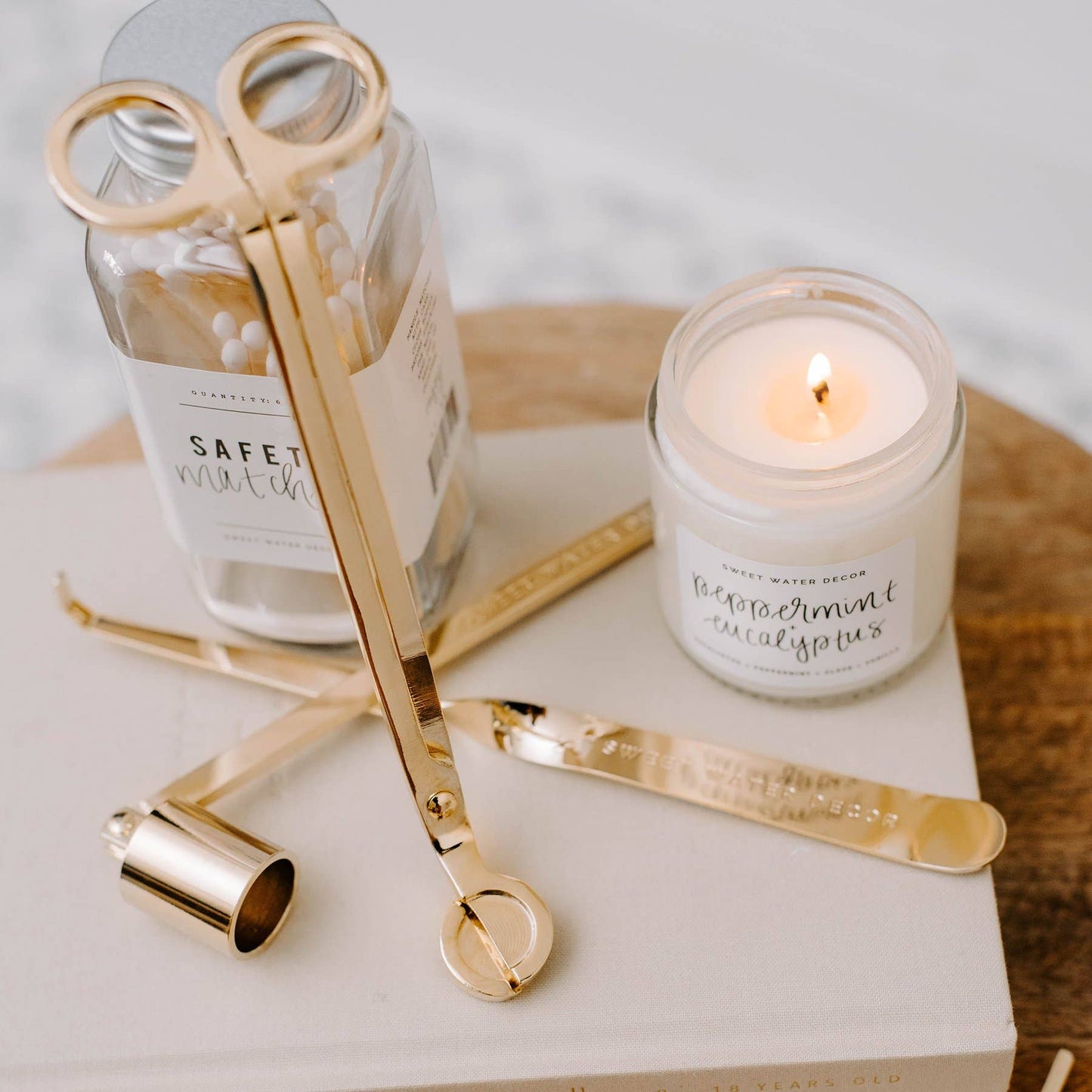 Gold Candle Care Kit | Candle Accessories