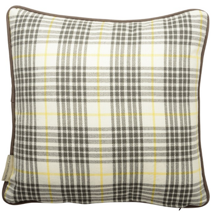 Empowering "Be The Girl Who Just Went For It" Plaid Pillow | Rustic Farmhouse Pillow