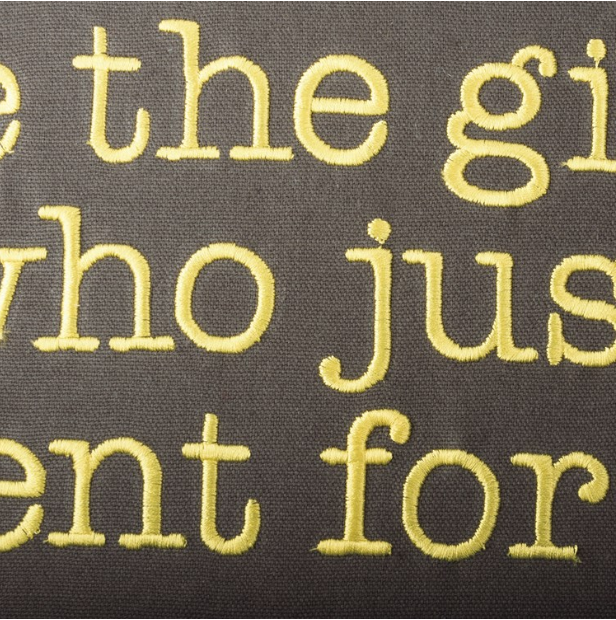 Empowering "Be The Girl Who Just Went For It" Rustic Farmhouse Pillow