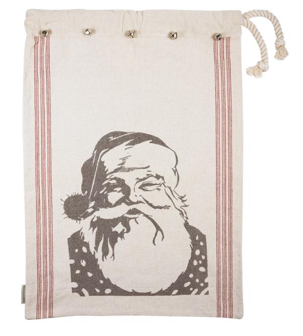 Farmhouse "Give Back" Santa Sack | Rustic Country Christmas Decor