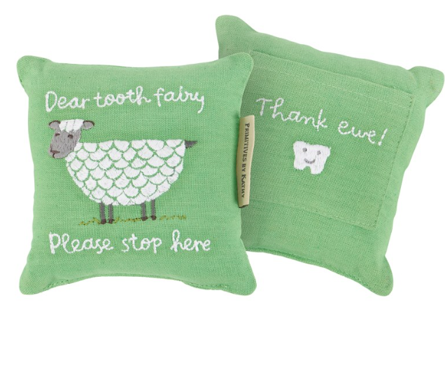 Farmhouse Sheep Tooth Fairy Pillow – Dear Tooth Fairy | Child's Rustic Tooth Fairy Pillow