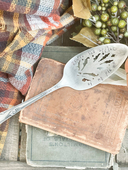 Vintage Stamped Pie Server