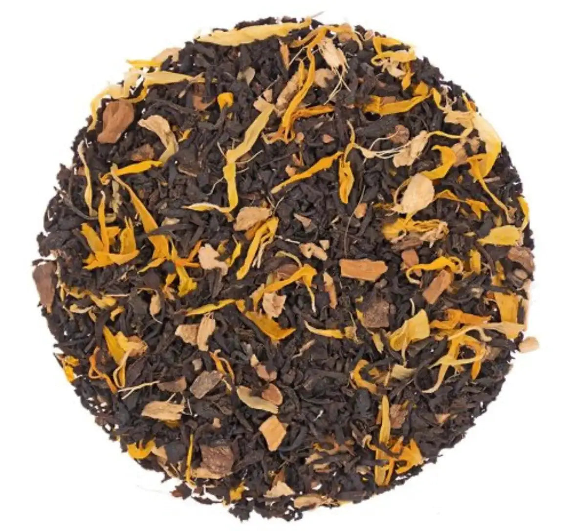 Chai Café Vanilla Loose Tea | Spiced Chai with Vanilla & Ginger | Kosher, Vegan, GMO-Free