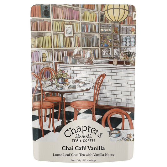 "Chai Café Vanilla Loose Tea | Spiced Chai with Vanilla & Ginger | Kosher, Vegan, GMO-Free"